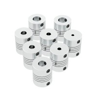 Hliníková spojka pre krokové motory a hriadele - D19L25