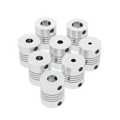 Hliníková spojka pre krokové motory a hriadele - D19L25